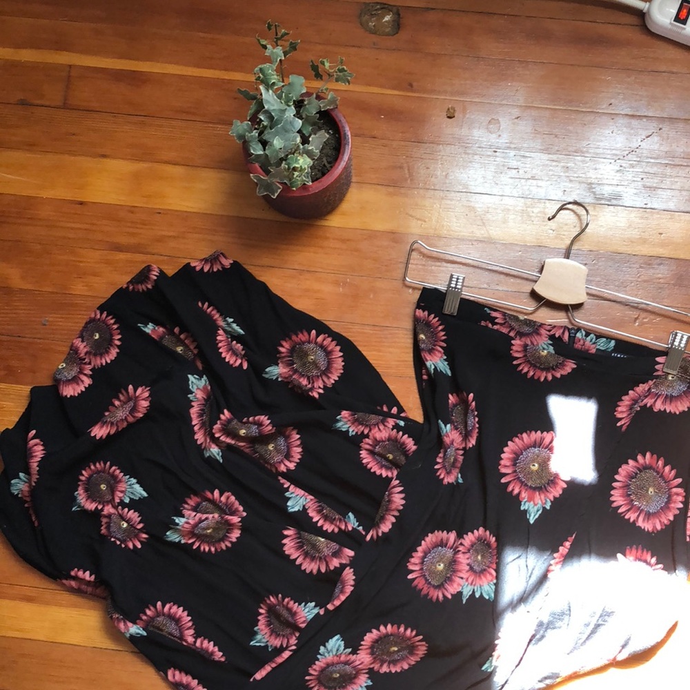 Maxi sunflower skirt